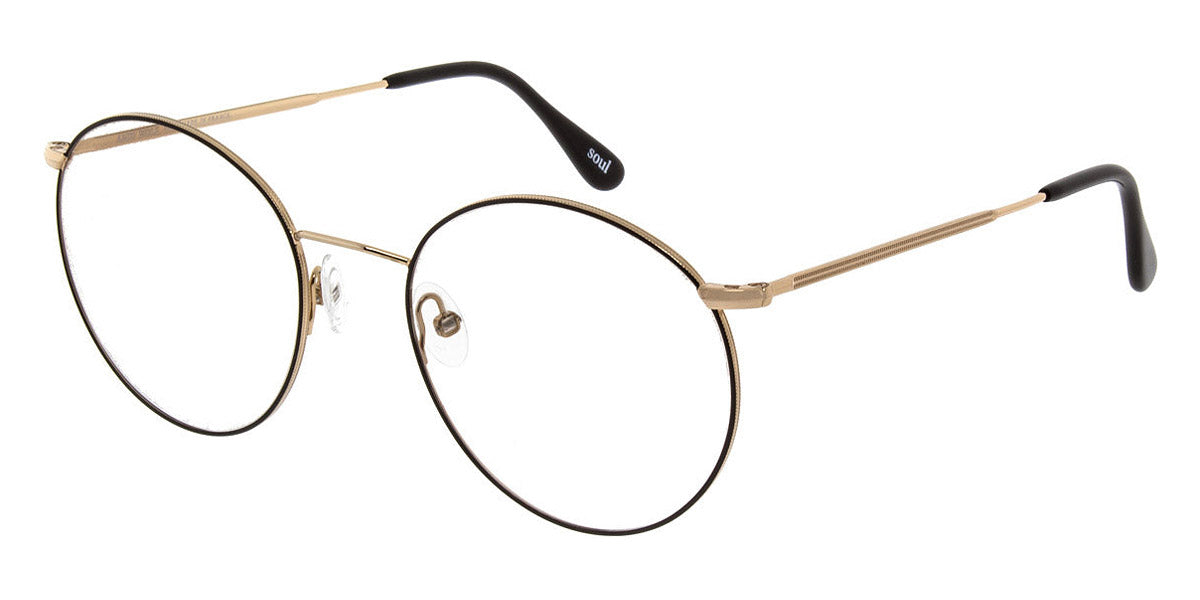 Andy Wolf® 4744 AW 4744 D 51 - Gold/Black D Eyeglasses