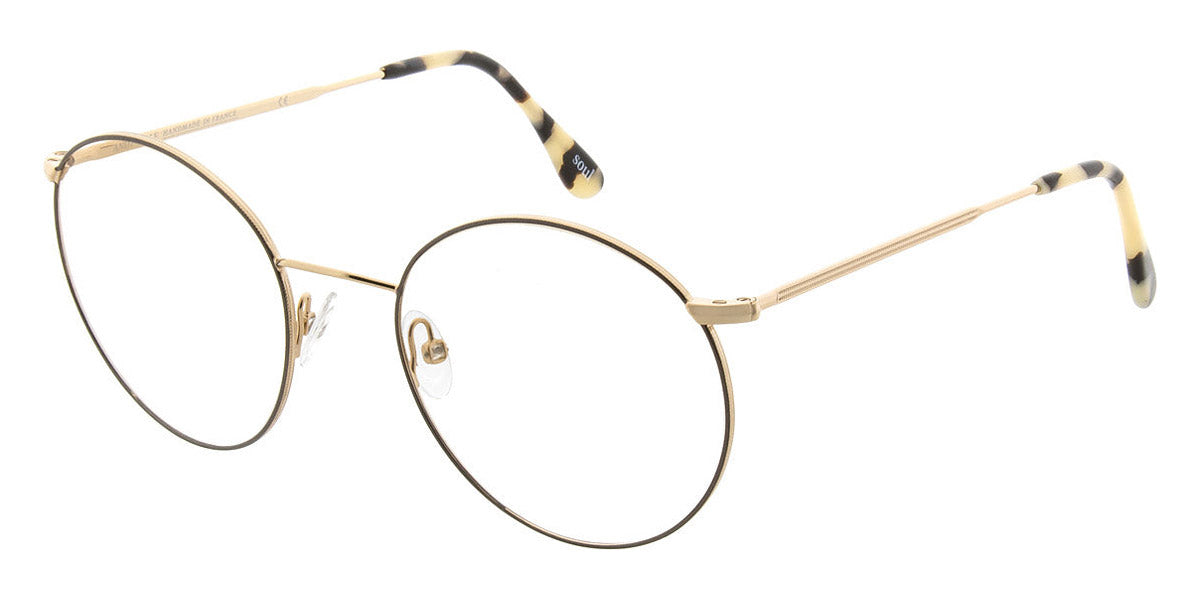 Andy Wolf® 4744 AW 4744 G 51 - Gold/Gray G Eyeglasses