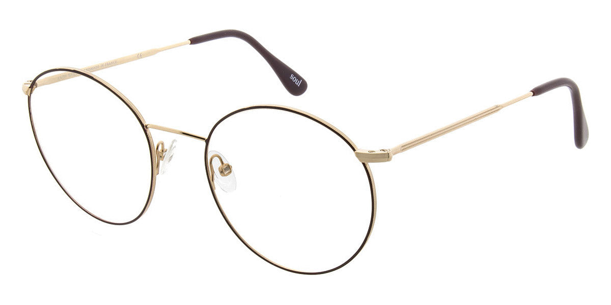 Andy Wolf® 4744 AW 4744 J 51 - Gold/Violet J Eyeglasses