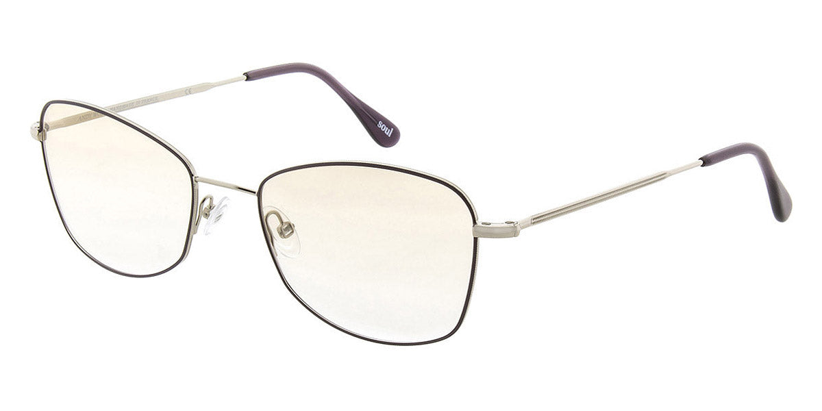 Andy Wolf® 4751 AW 4751 C 53 - Silver/Violet C Eyeglasses