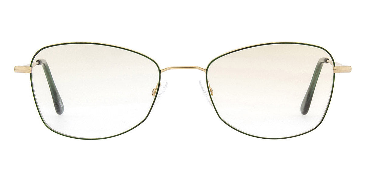 Andy Wolf® 4751 AW 4751 E 53 - Gold/Green E Eyeglasses