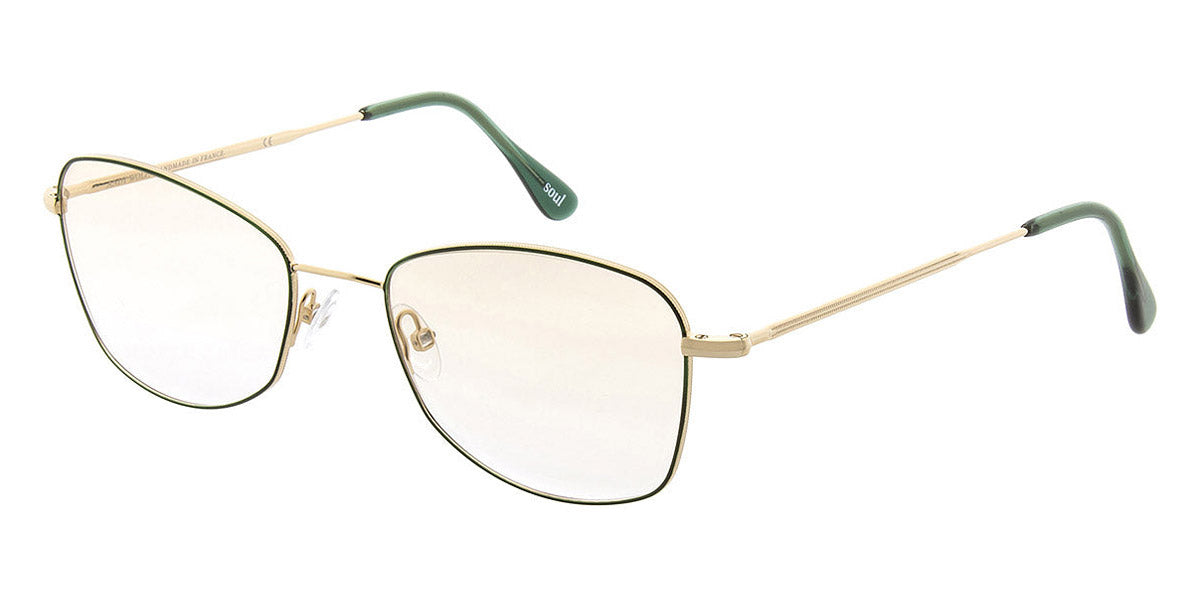 Andy Wolf® 4751 AW 4751 E 53 - Gold/Green E Eyeglasses