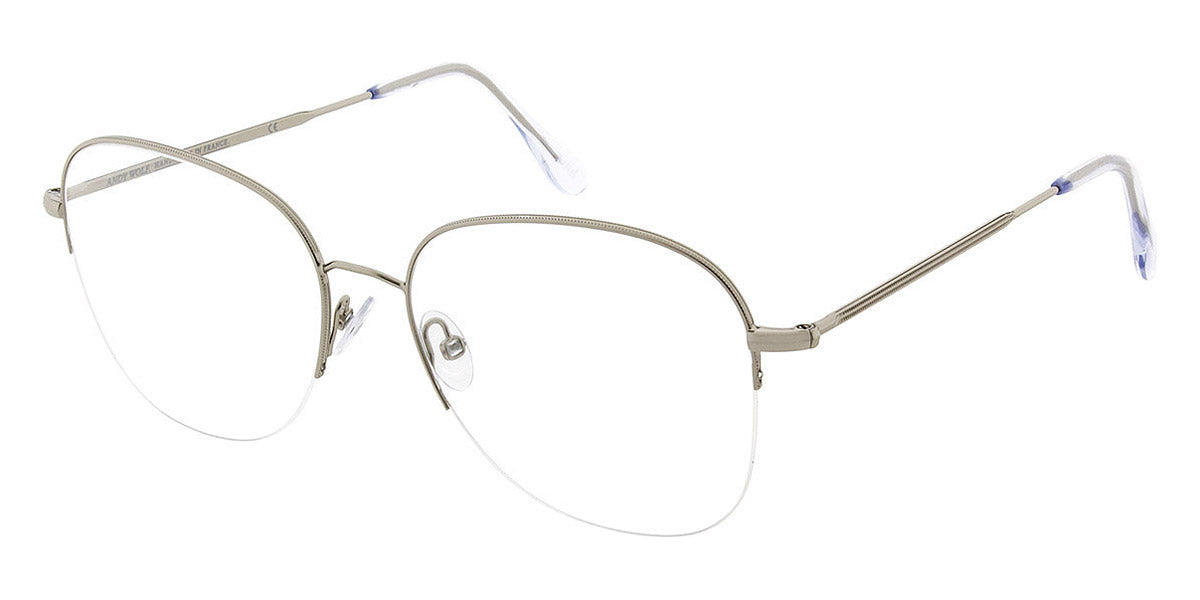 Andy Wolf® 4752 AW 4752 B 55 - Silver B Eyeglasses