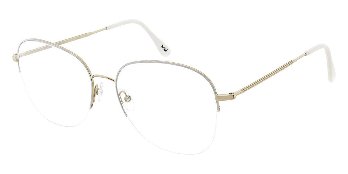 Andy Wolf® 4752 AW 4752 E 55 - Graygold/White E Eyeglasses