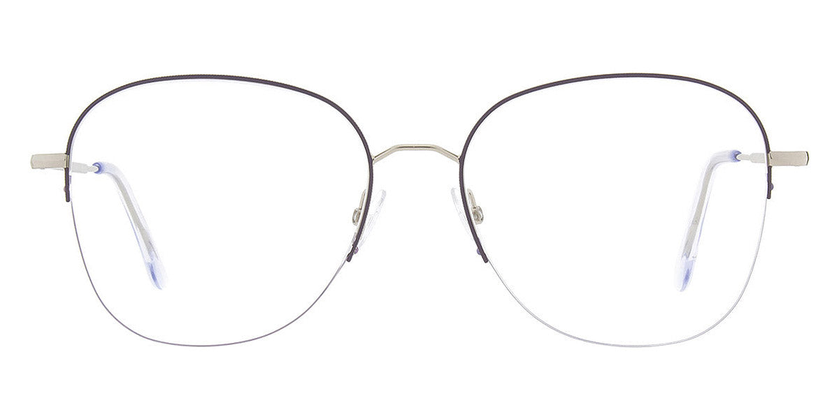 Andy Wolf® 4752 AW 4752 F 55 - Silver/Violet F Eyeglasses