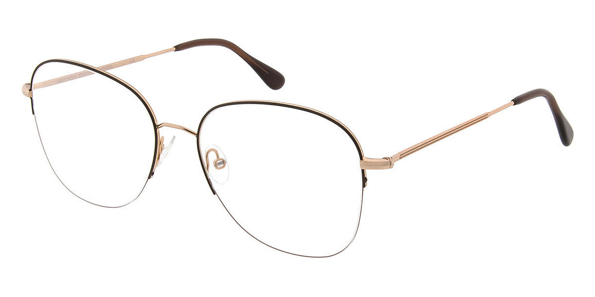 Andy Wolf® 4752 AW 4752 H 55 - Rosegold/Brown H Eyeglasses