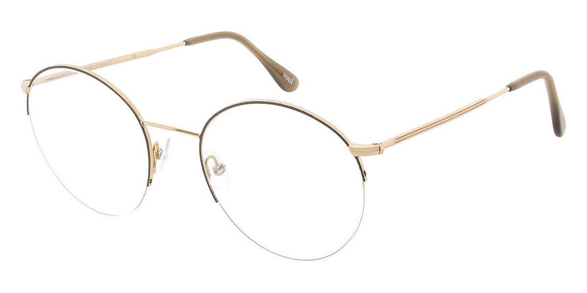 Andy Wolf® 4753 AW 4753 D 52 - Gold/Brown D Eyeglasses