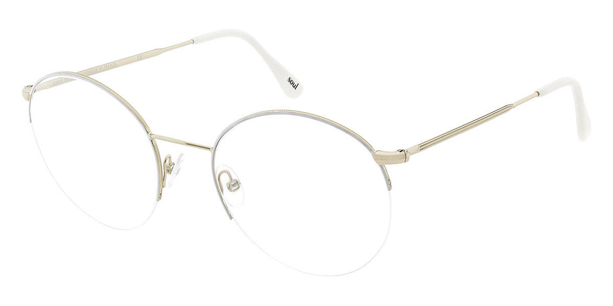 Andy Wolf® 4753 AW 4753 E 52 - Graygold/White E Eyeglasses