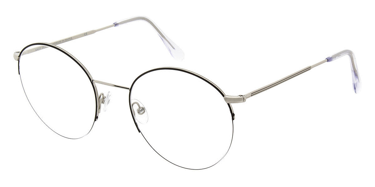 Andy Wolf® 4753 AW 4753 F 52 - Silver/Black F Eyeglasses