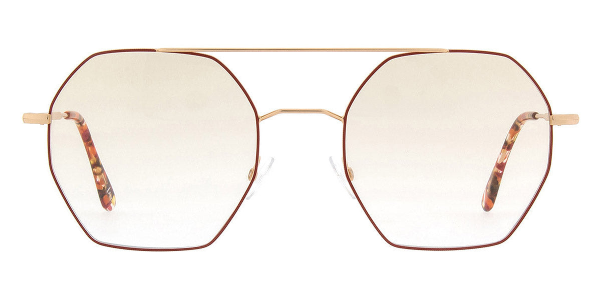 Andy Wolf® 4754 AW 4754 E 53 - Rosegold/Red E Eyeglasses