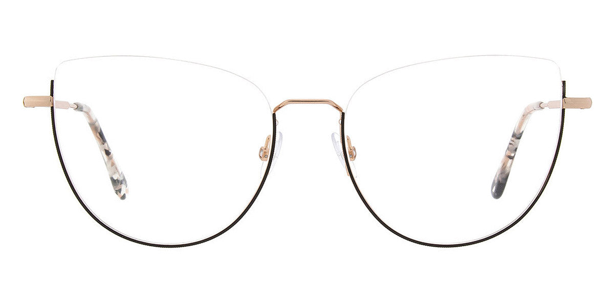 Andy Wolf® 4755 AW 4755 A 54 - Rosegold/Black A Eyeglasses