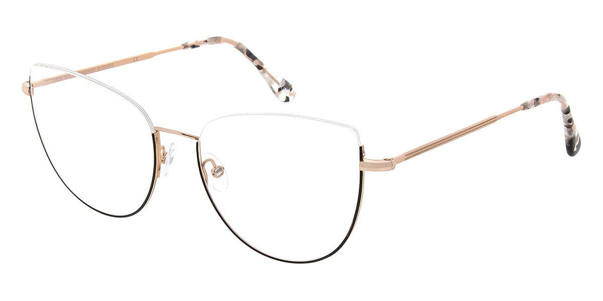 Andy Wolf® 4755 AW 4755 A 54 - Rosegold/Black A Eyeglasses