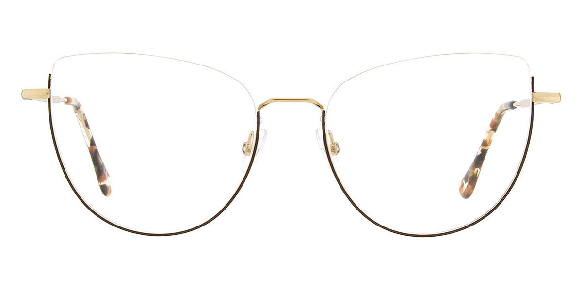 Andy Wolf® 4755 AW 4755 B 54 - Gold/Brown B Eyeglasses