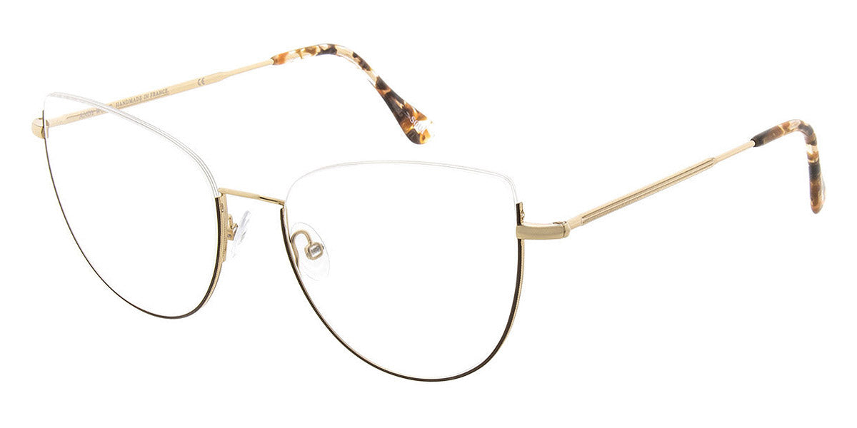 Andy Wolf® 4755 AW 4755 B 54 - Gold/Brown B Eyeglasses