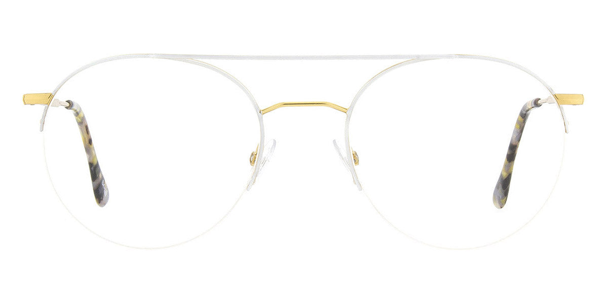 Andy Wolf® 4756 AW 4756 B 53 - Gold/White B Eyeglasses