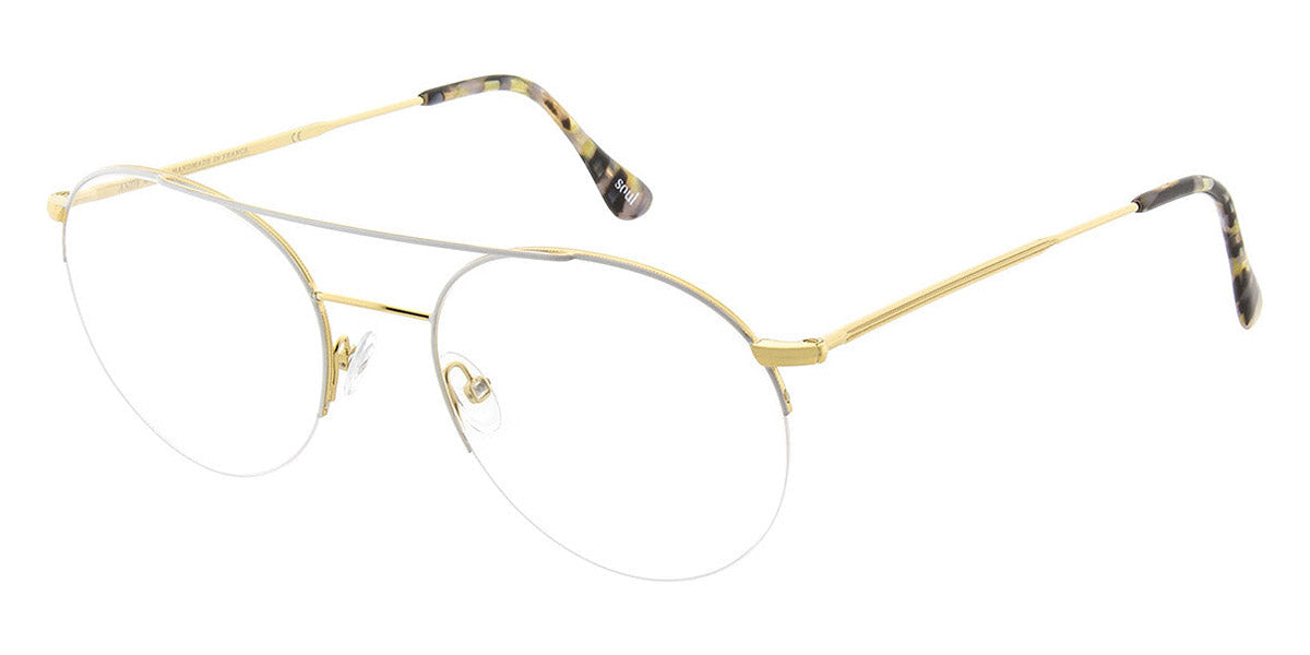 Andy Wolf® 4756 AW 4756 B 53 - Gold/White B Eyeglasses