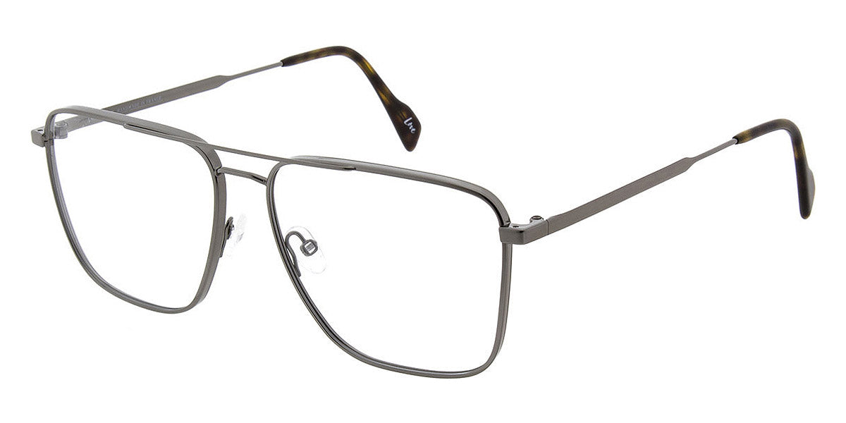 Andy Wolf® 4757 AW 4757 B 58 - Gun/Brown B Eyeglasses