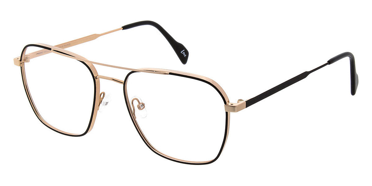 Andy Wolf® 4758 AW 4758 C 55 - Rosegold/Black C Eyeglasses