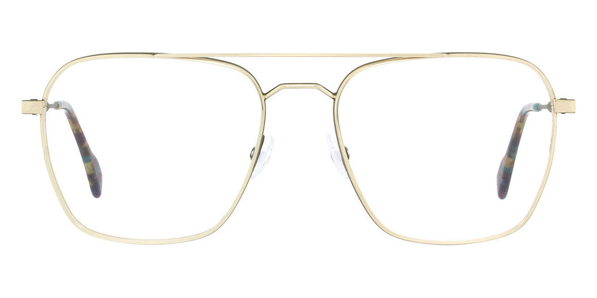 Andy Wolf® 4758 AW 4758 F 55 - Graygold/Green F Eyeglasses