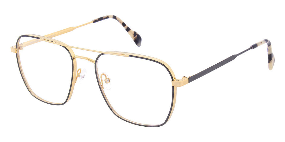 Andy Wolf® 4758 AW 4758 G 55 - Gold/Gray G Eyeglasses