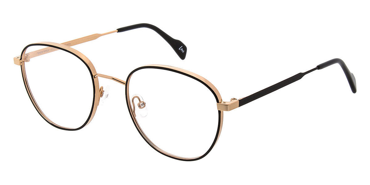 Andy Wolf® 4759 AW 4759 C 51 - Rosegold/Black C Eyeglasses