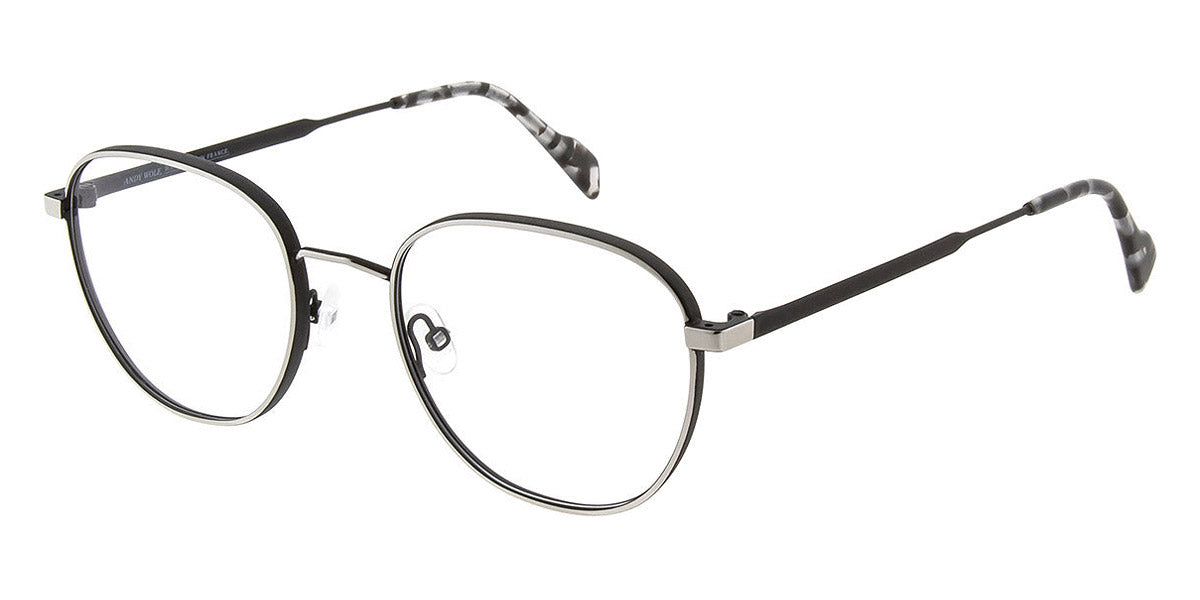 Andy Wolf® 4759 AW 4759 D 51 - Silver/Black D Eyeglasses