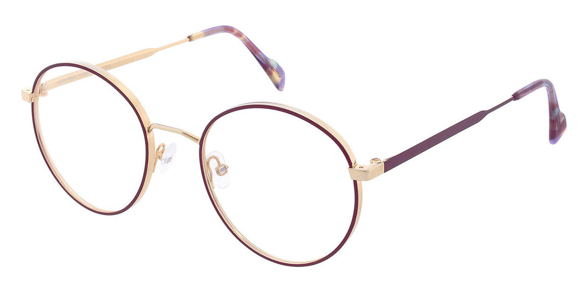 Andy Wolf® 4760 AW 4760 03 51 - Gold/Violet 03 Eyeglasses