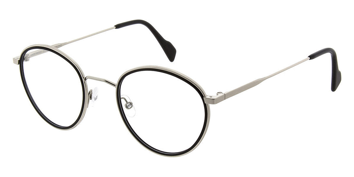 Andy Wolf® 4761 AW 4761 01 47 - Silver/Black 01 Eyeglasses