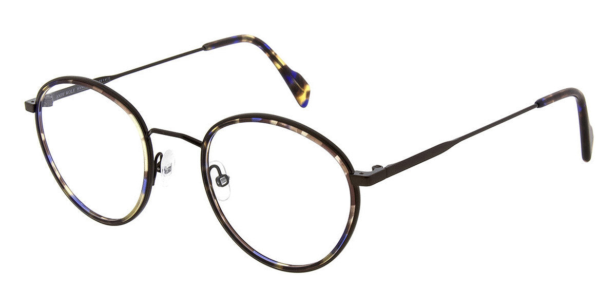 Andy Wolf® 4761 AW 4761 03 47 - Brown/Colorful 03 Eyeglasses