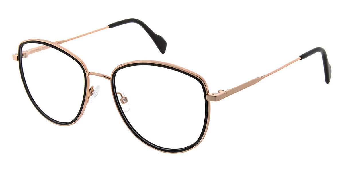 Andy Wolf® 4762 AW 4762 01 53 - Rosegold/Black 01 Eyeglasses