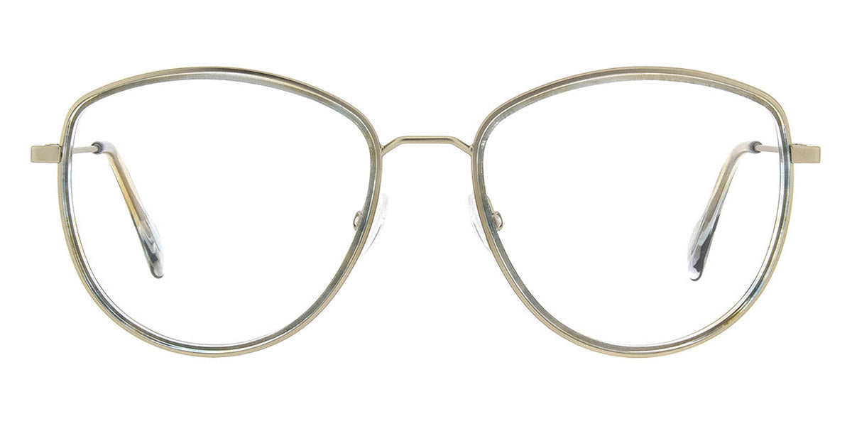 Andy Wolf® 4762 AW 4762 03 53 - Graygold/Teal 03 Eyeglasses