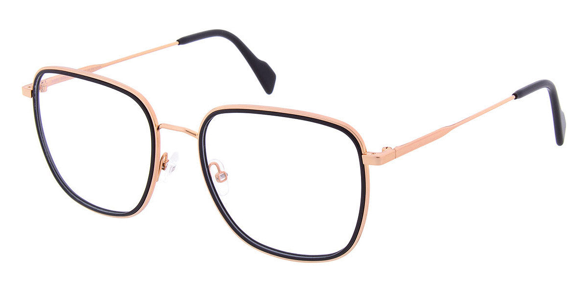 Andy Wolf® 4763 AW 4763 06 55 - Rosegold/Black 06 Eyeglasses