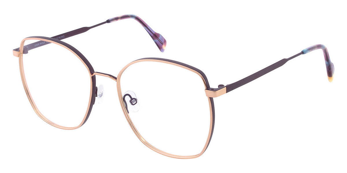 Andy Wolf® 4764 AW 4764 06 53 - Gold/Violet 6 Eyeglasses