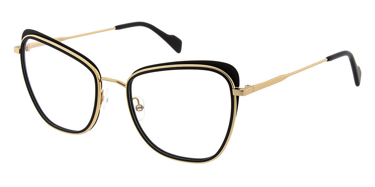 Andy Wolf® 4765 AW 4765 01 55 - Gold/Black 01 Eyeglasses