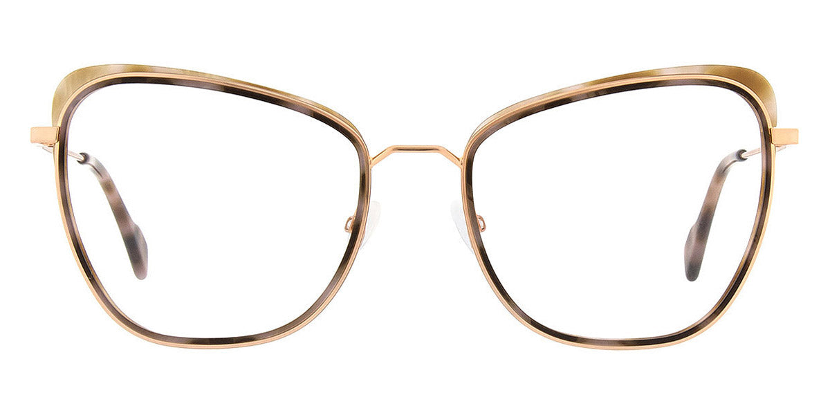 Andy Wolf® 4765 AW 4765 03 55 - Rosegold/Brown 03 Eyeglasses