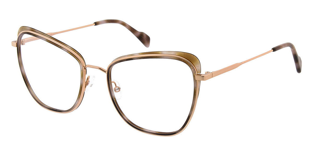 Andy Wolf® 4765 AW 4765 03 55 - Rosegold/Brown 03 Eyeglasses