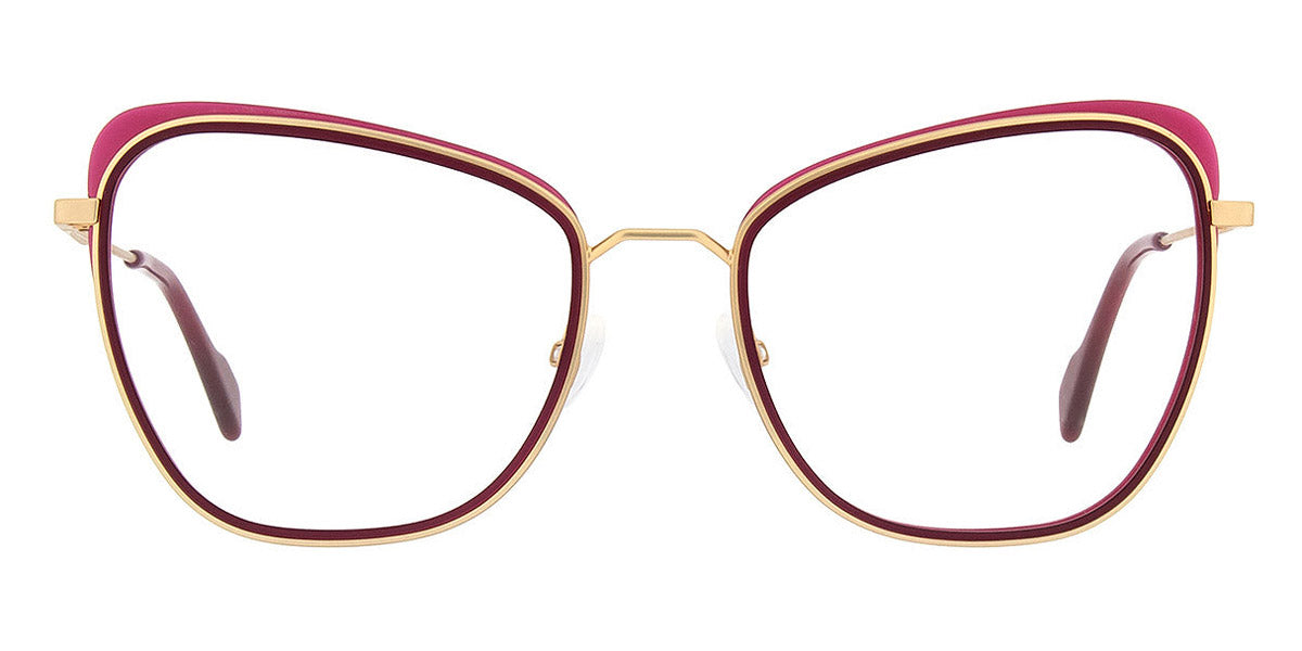 Andy Wolf® 4765 AW 4765 04 55 - Gold/Berry 04 Eyeglasses