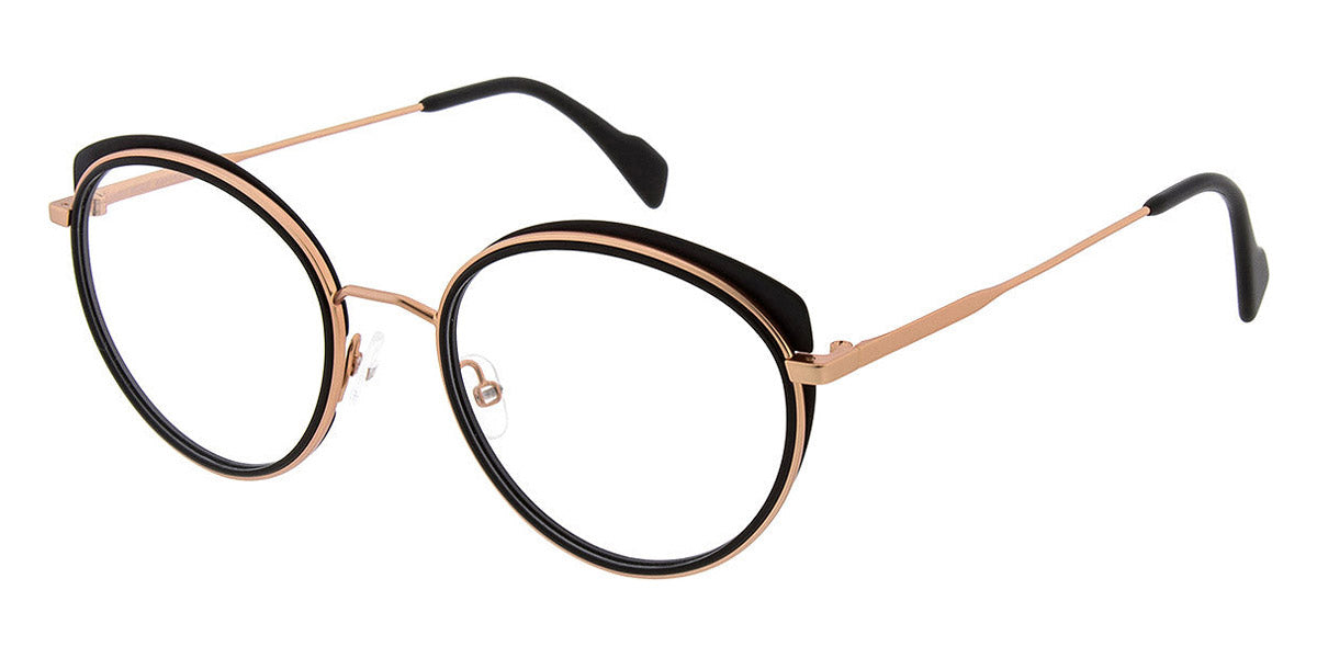 Andy Wolf® 4766 AW 4766 01 52 - Rosegold/Black 01 Eyeglasses