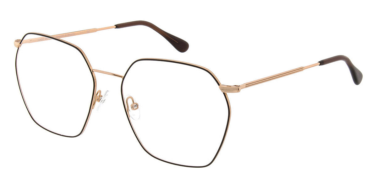 Andy Wolf® 4768 AW 4768 03 57 - Rosegold/Brown 03 Eyeglasses