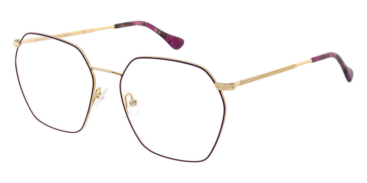 Andy Wolf® 4768 AW 4768 04 57 - Gold/Violet 04 Eyeglasses