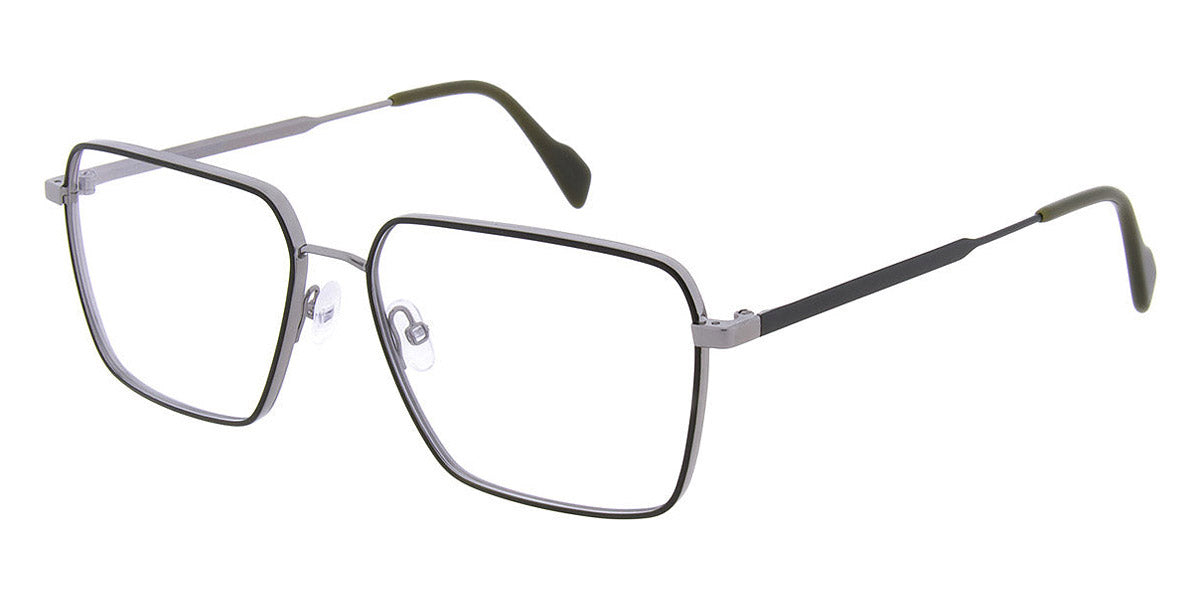 Andy Wolf® 4769 AW 4769 03 57 - Gun/Green 03 Eyeglasses