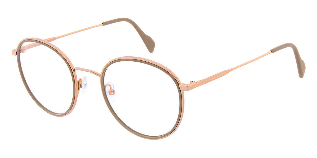 Andy Wolf® 4770 AW 4770 03 51 - Rosegold/Beige 03 Eyeglasses