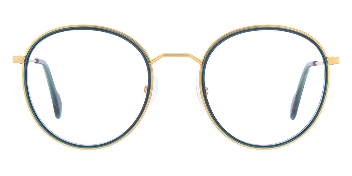 Andy Wolf® 4770 AW 4770 05 51 - Gold/Teal 05 Eyeglasses