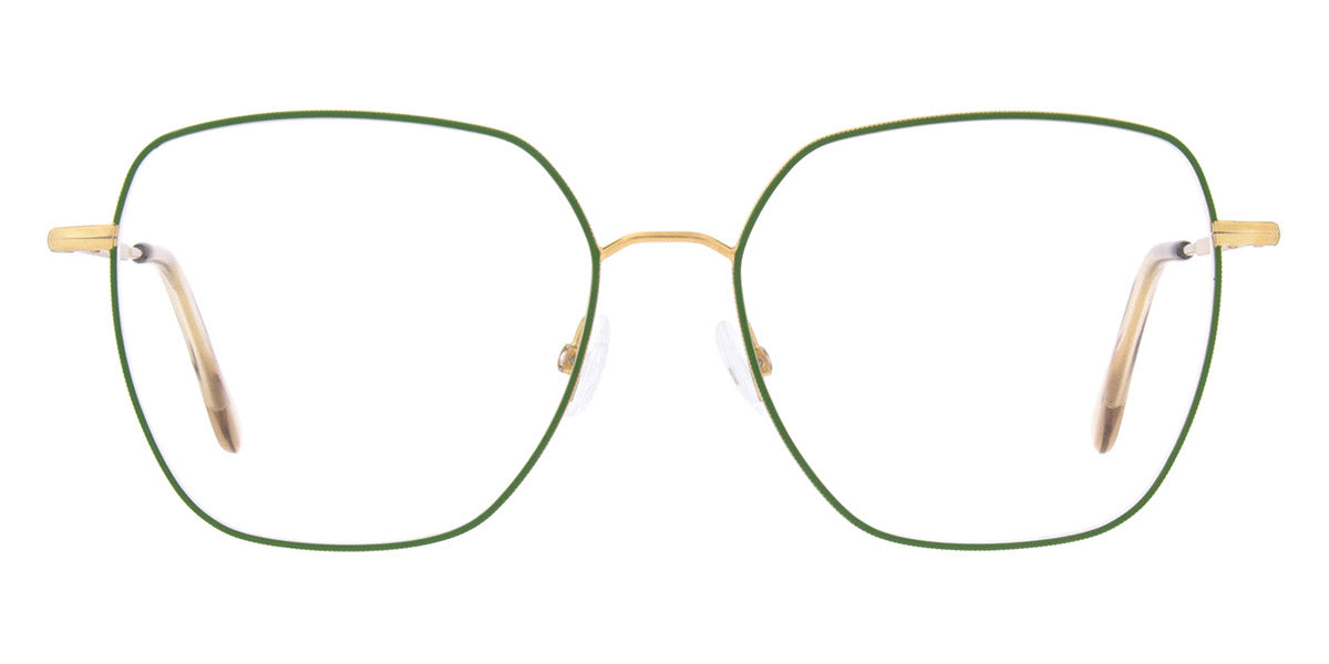 Andy Wolf® 4771 AW 4771 14 52 - Gold/Green Eyeglasses