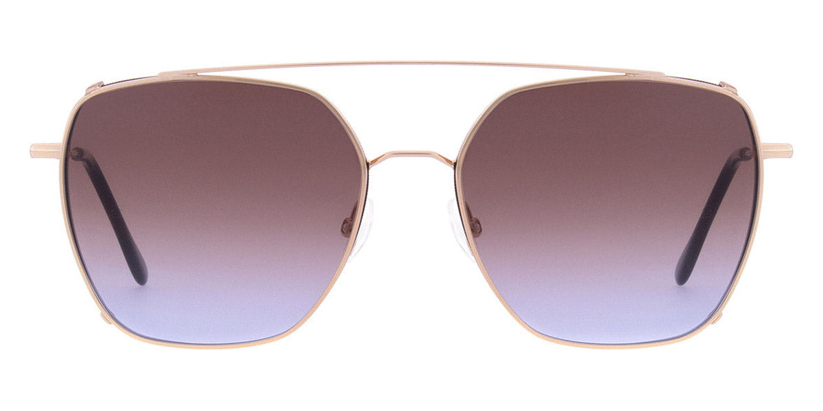 Andy Wolf® 4771 Clip AW 4771 Clip 10 52 - Rosegold/Brown 10 Sunglasses