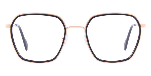 Andy Wolf® 4773 AW 4773 01 52 - Rosegold/Black 01 Eyeglasses