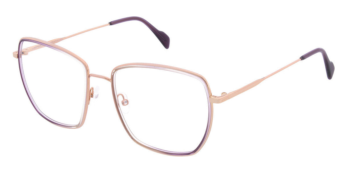 Andy Wolf® 4774 AW 4774 06 56 - Rosegold/Violet 06 Eyeglasses