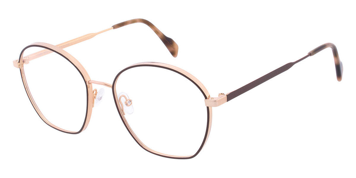 Andy Wolf® 4775 AW 4775 05 52 - Rosegold/Brown 05 Eyeglasses