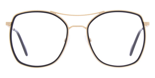 Andy Wolf® 4781 AW 4781 01 53 - Gold/Black 01 Eyeglasses