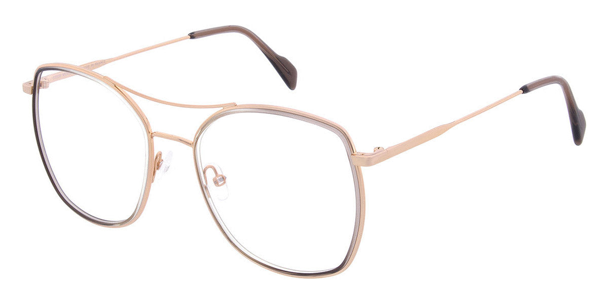 Andy Wolf® 4781 AW 4781 04 53 - Rosegold/Brown 04 Eyeglasses